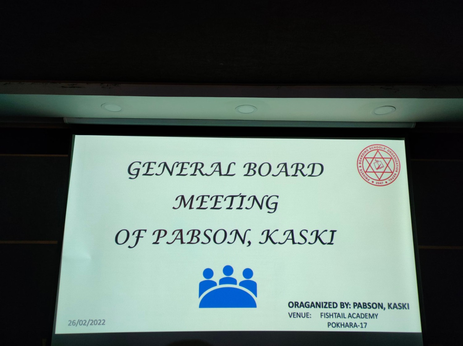General Board Meeting of PABSON, Kaski,
